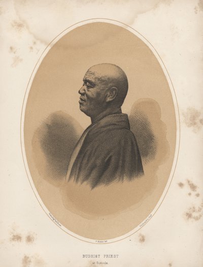 Buddhist Priest at Simoda, 1855 by Eliphalet Brown
